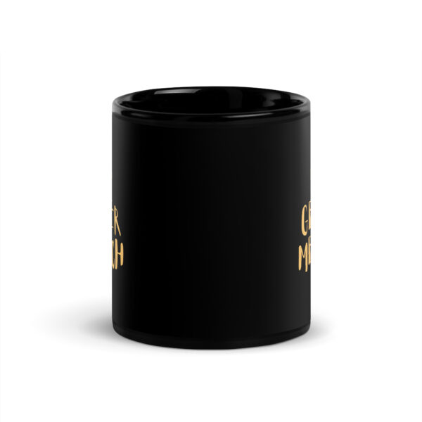 Schwarze glänzende Tasse/golgene schrift - oiso i find jo/GEILER MENSCH – Bild 3