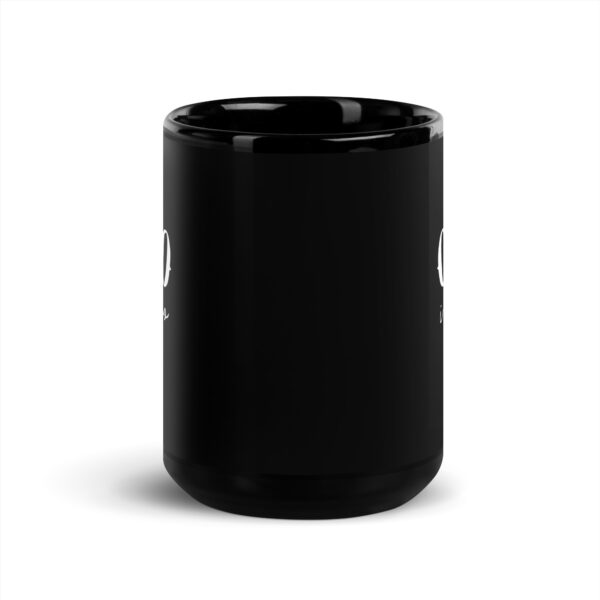Oiso i find jo - Schwarze glänzende Tasse – Bild 6
