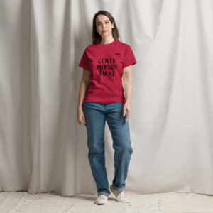 Herren und Damen Klassisches Unisex T-Shirt- oiso i find jo/Geiler Mensch