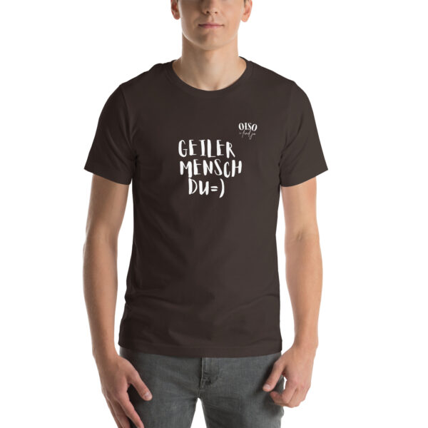 Unisex-T-Shirt oiso i find jo/Geiler Mensch – Bild 13