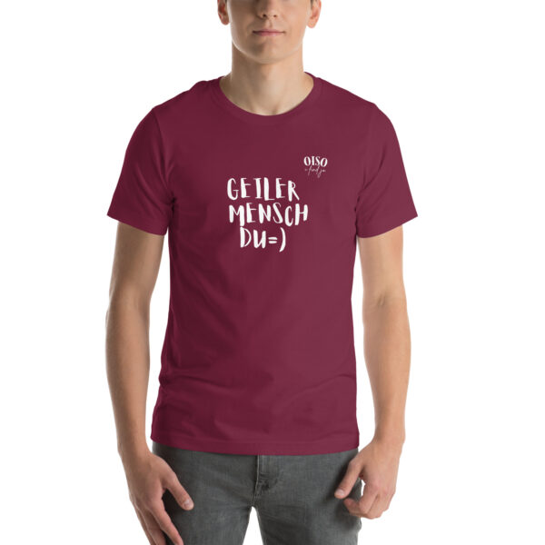 Unisex-T-Shirt oiso i find jo/Geiler Mensch – Bild 19