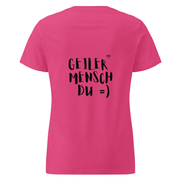 Basic Softstyle T-Shirt für Damen - oiso i find jo/GeilerMensch – Bild 10