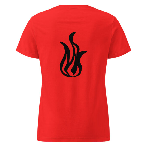 Basic Softstyle T-Shirt für Damen oiso i find jo / extrem heiss hier drinnen – Bild 2