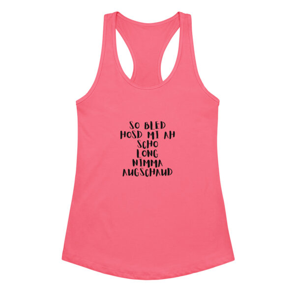 Ideales Racerback-Tanktop für Damen- oiso i find jo/so bled – Bild 2