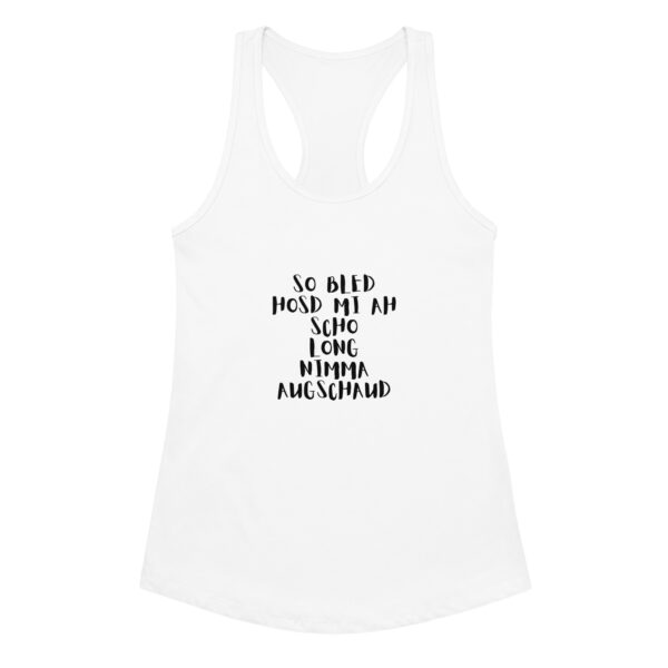 Ideales Racerback-Tanktop für Damen- oiso i find jo/so bled – Bild 8
