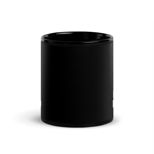 Schwarze glänzende Tasse oiso i find jo / du bist dran – Bild 3