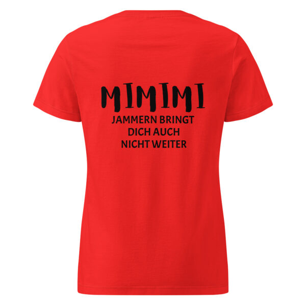 Basic Softstyle T-Shirt für Damen MIMIMI - Jammern bringt dich auch nicht weiter – Bild 2